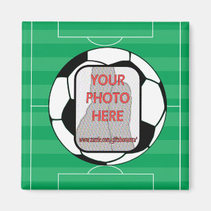 Kundengerechter Fotofußbalball Magnet