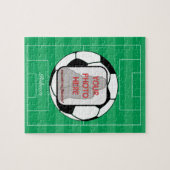 Kundengerechter Fotofußbalball Puzzle (Horizontal)