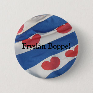 kundengerechter Fryslan Friesland Flaggen-Knopf Button