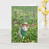 Kundengerechter Gärtner der Karte (Gelbe Blume)