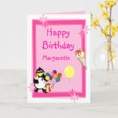 Kundengerechter Geburtstag Karte (Gelbe Blume)