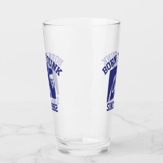 Kundengerechter Geburtstags-Basketball Glas (Links)