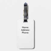 Kundengerechter Gepäckanhänger des (Rückseite vertikal)