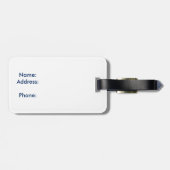 Kundengerechter Gepäckumbau Glitzer-Montana-Flagge Gepäckanhänger (Rückseite horizontal)