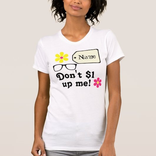 Kundengerechter Girly Spiel-Show-Kandidat-T - T-Shirt (Vorderseite)