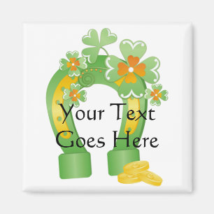 Kundengerechter glücklicher Hufeisenmagnet Magnet