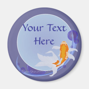 Kundengerechter Goldfisch-Magnet 2 Magnet