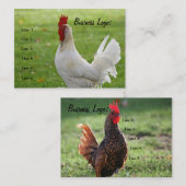 Kundengerechter Hahn, Visitenkarte (Vorne/Hinten)