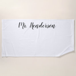 Kundengerechter Herr Badetuch