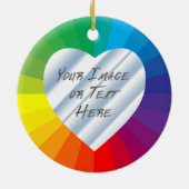 Kundengerechter Herz-Rahmen: Spektrum-Sammlung Keramik Ornament (Hinten)