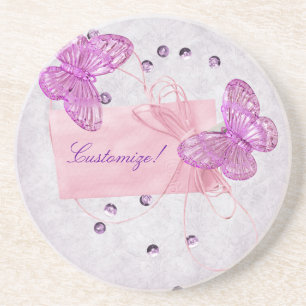 Kundengerechter hübscher rosa sandstein untersetzer