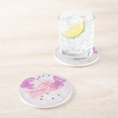 Kundengerechter hübscher rosa sandstein untersetzer (Seite)