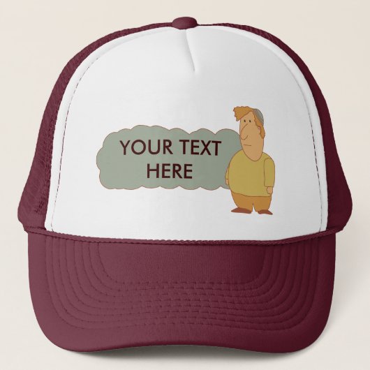 Kundengerechter Hut des netten jüdischen Jungen Truckerkappe (Vorderseite)