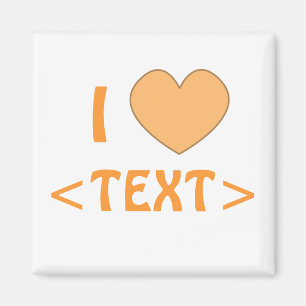 Kundengerechter i-Herz-Magnet 0008 Magnet