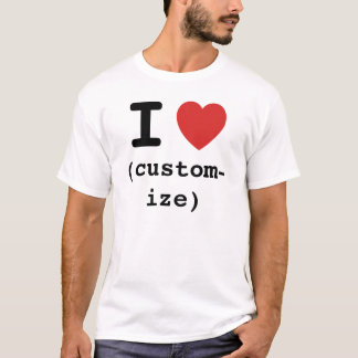 Kundengerechter i-Herz-T - Shirt