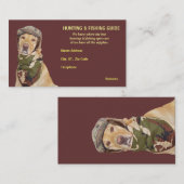 Kundengerechter Jagd-/Fischen-Führer Visitenkarte (Vorne/Hinten)