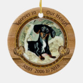 Kundengerechter Keramik Ornament (Hinten)