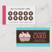 Kundengerechter kleiner Kuchen vergütet Karten (Vorne/Hinten)