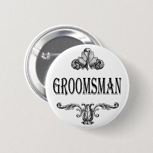 kundengerechter Knopf des Trauzeugen Farb Button (Vorne & Hinten)