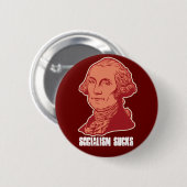 Kundengerechter Knopf Georges Washinton Button (Vorne & Hinten)