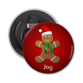 Kundengerechter Lebkuchen-Mann Flaschenöffner (Vorderseite)