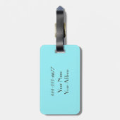 Kundengerechter Mandala-Gepäckanhänger Gepäckanhänger (Rückseite vertikal)