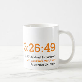 Kundengerechter Marathon-Läufer Kaffeetasse