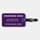 Kundengerechter mehrfacher gepäckanhänger (Rückseite horizontal)