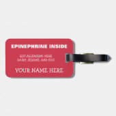 Kundengerechter mehrfacher gepäckanhänger (Rückseite horizontal)