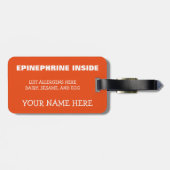 Kundengerechter mehrfacher gepäckanhänger (Rückseite horizontal)