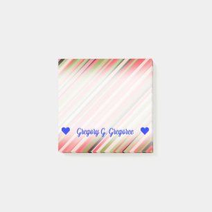 Kundengerechter Name; Wassermelone-Inspirierte Post-it Klebezettel