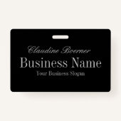 Kundengerechter Namensgezeigtes w Klipp des Ausweis (Rückseite)