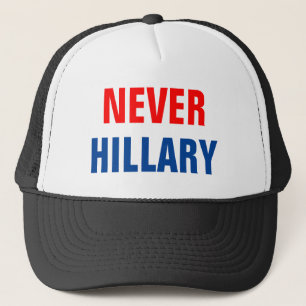 Kundengerechter NIE HILLARY für Präsidenten 2016 Truckerkappe