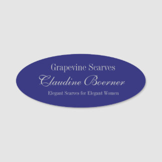 Kundengerechter ovaler namensschild