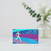 Kundengerechter persönlicher Trainer Visitenkarte (Stehend Vorderseite)