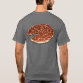 Kundengerechter Pizza-T - Shirt (Front/hintere) (Rückseite)