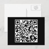 kundengerechter QR Code Postkarte (Vorne/Hinten)