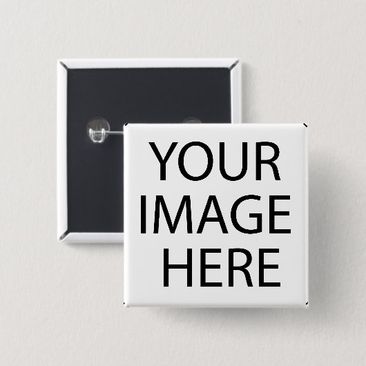 kundengerechter quadratischer Knopf Button (Vorne & Hinten)