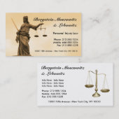 KUNDENGERECHTER Rechtsanwalt BC Visitenkarte (Vorne/Hinten)