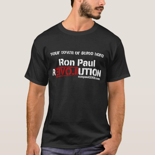 Kundengerechter Ron Paul Revolutions-T - Shirt (Vorderseite)