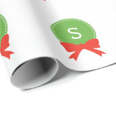 Kundengerechter roter u. grüner geschenkpapier (Rolleneckpunkt)