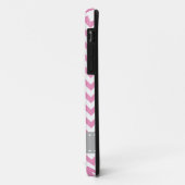 Kundengerechter Saddlebred rosa Zickzack iPhone 5 Case-Mate iPhone Hülle (Hinten/Links)