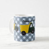 Kundengerechter Sand-LKW Kaffeetasse (Vorderseite Links)