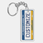 Kundengerechter Schlüsselanhänger (Vorderseite links)