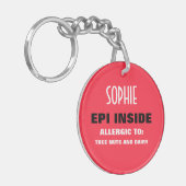 Kundengerechter Schlüsselanhänger (Vorderseite links)