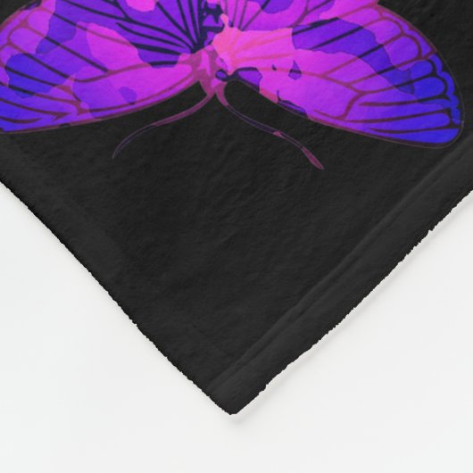 Kundengerechter Schmetterling Fleecedecke (Ecke)