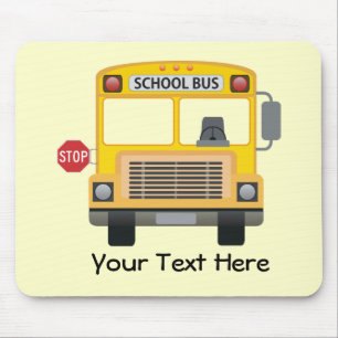 Kundengerechter Schulbus Mousepad