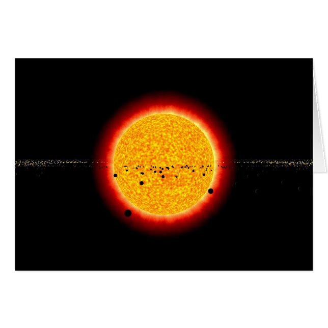 Kundengerechter Sun mit Planeten (Vorderseite (Horizontal))