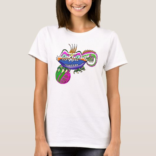Kundengerechter T - Shirt des Volleyball-Monster-I (Vorderseite)