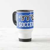 Kundengerechter Teamname der Reisebecher (Vorderseite Links)